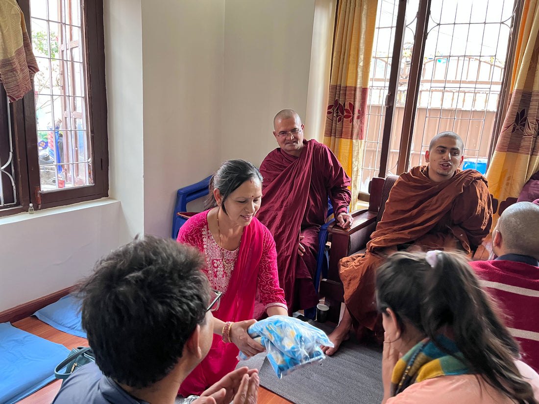 Donations to  Bhikkhu Sanghas