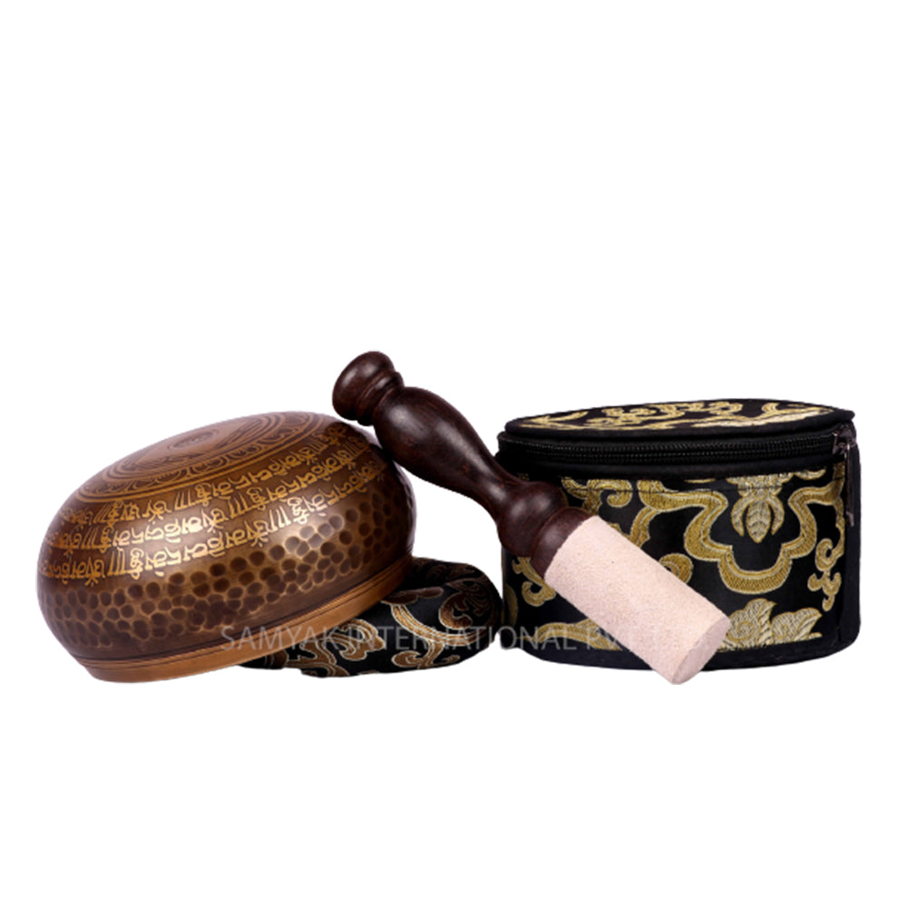 Tibetan Singing Bowl Hammered Art