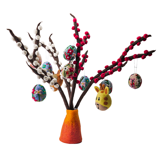 Hanging Felt Easter Decorations