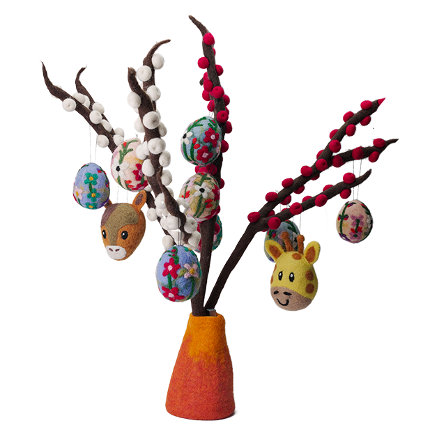 Hanging Felt Easter Decorations