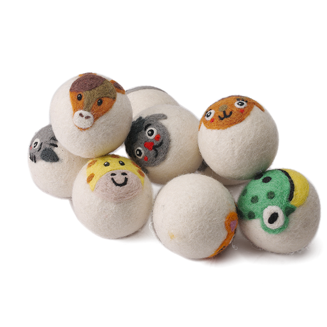 Different Design Felt Dryer Balls