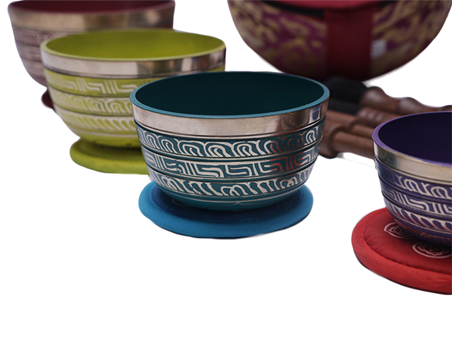 Colorful Singing Bowl Sets