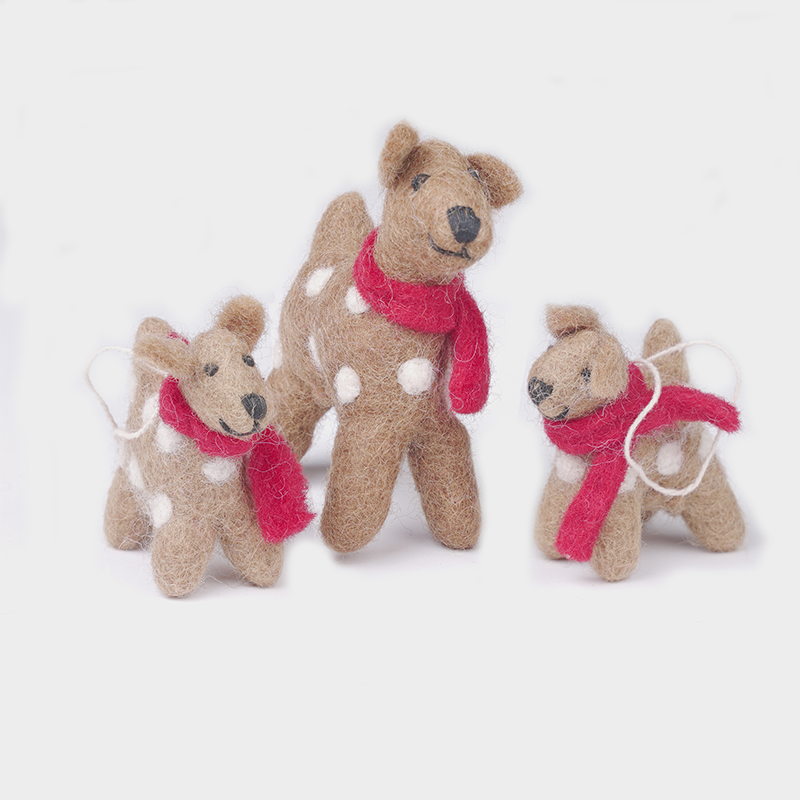 Felt Dog  Family