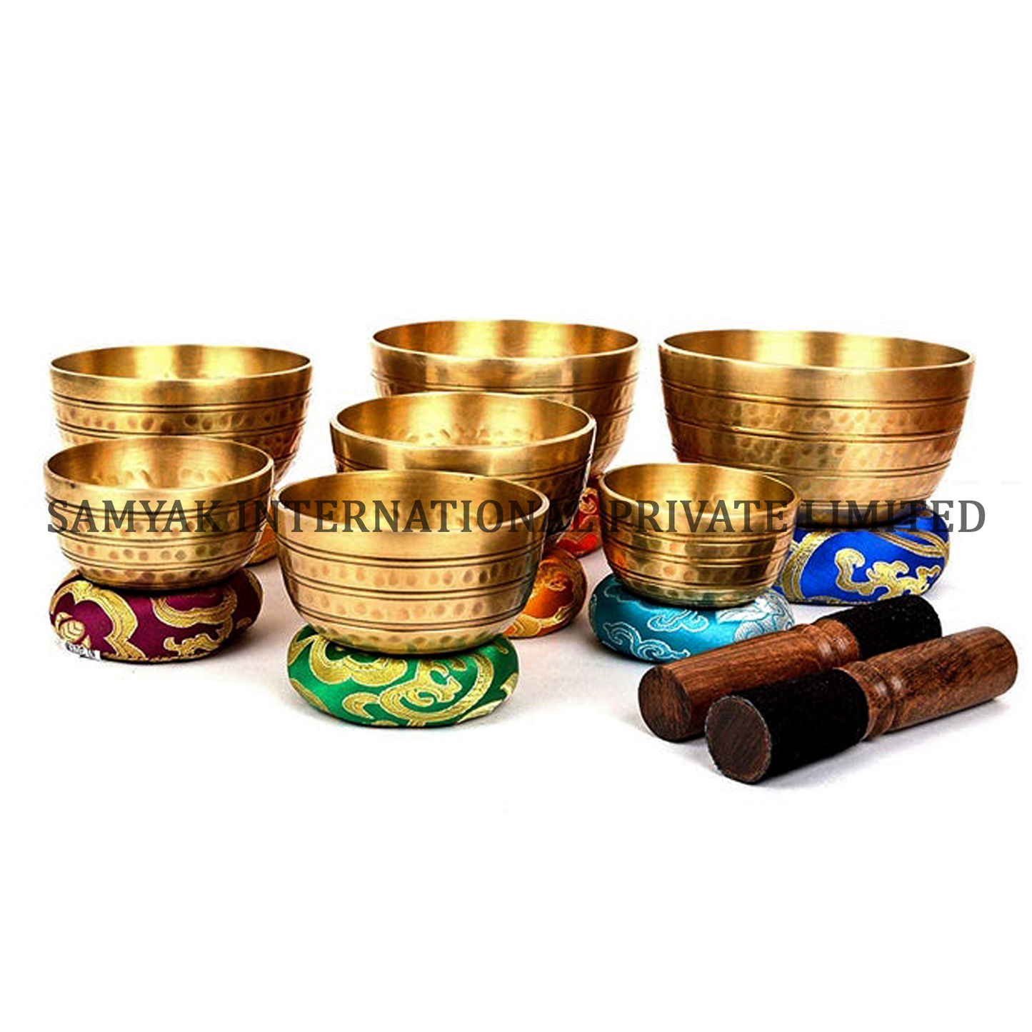 7 sets Brass Singing Bowl -Tibetan Singing bowls