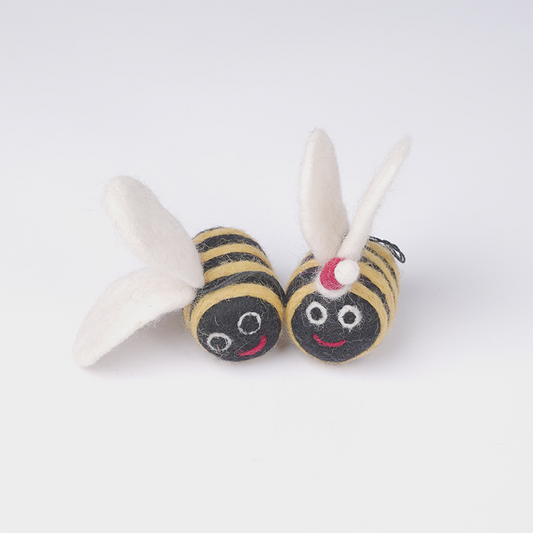 Felt Honey Bees