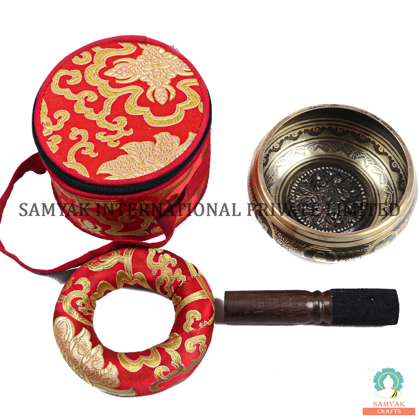 Four-Buddha Singing Bowl Set
