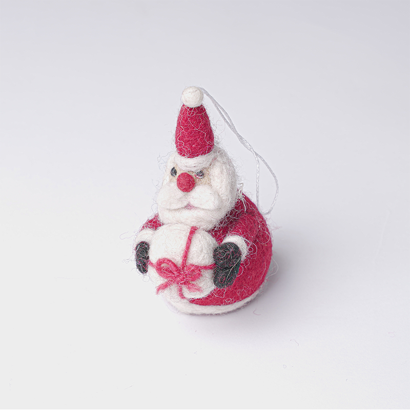 Felt Santa with Gift
