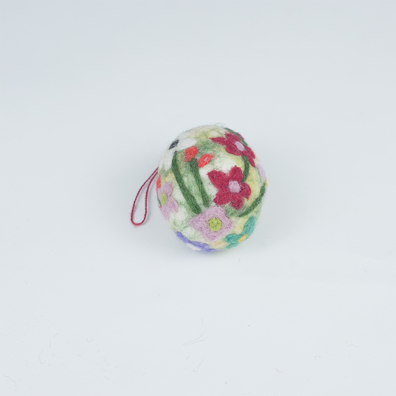 Felt Egg Christmas Decorations