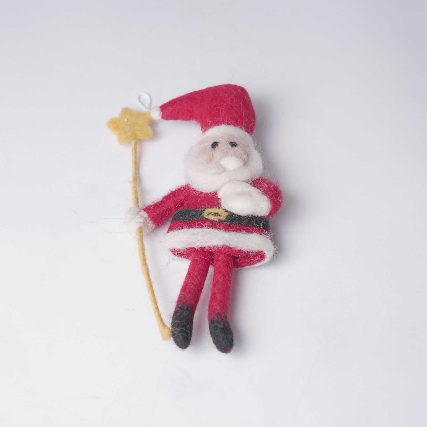 Felt Santa with a Stick