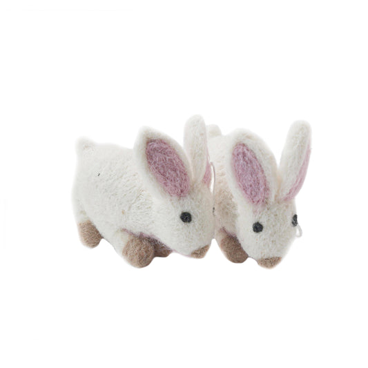 Felt White Rabbit