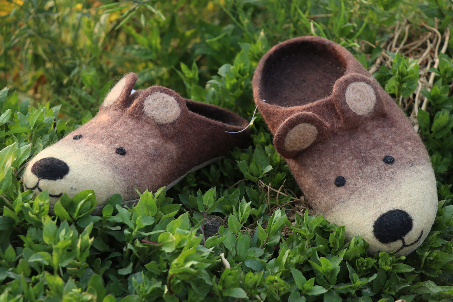 Animal design Felt slipper