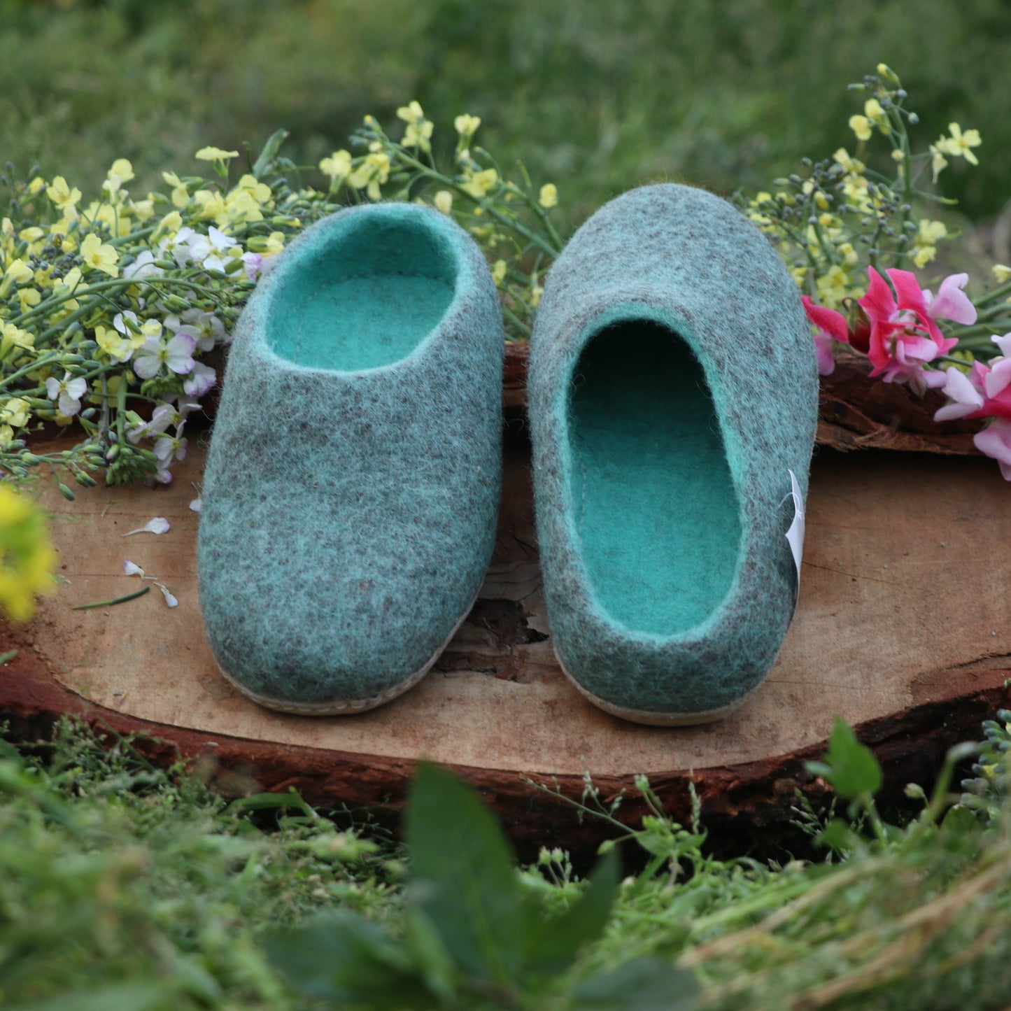 Plain Felt Slippers