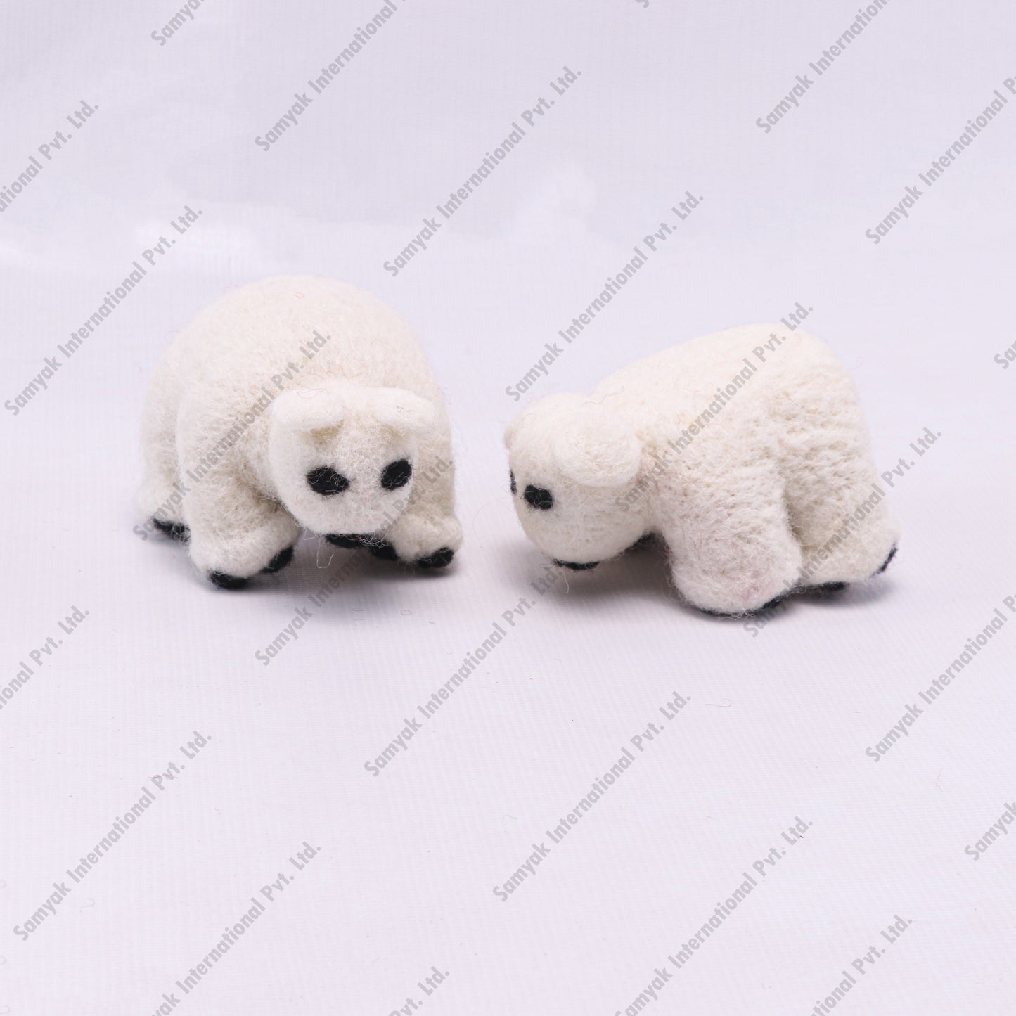Felt Polar Bear