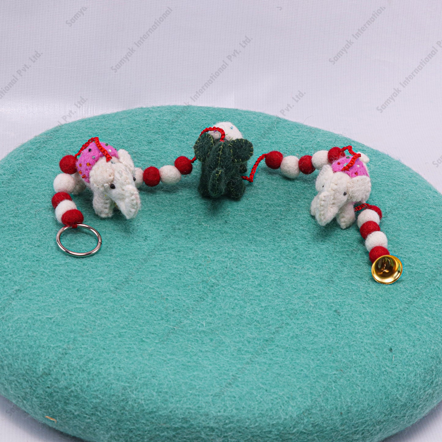 Felt Hanging Elephants