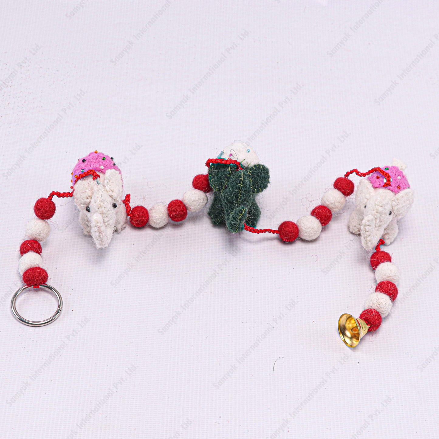 Felt Hanging Elephants