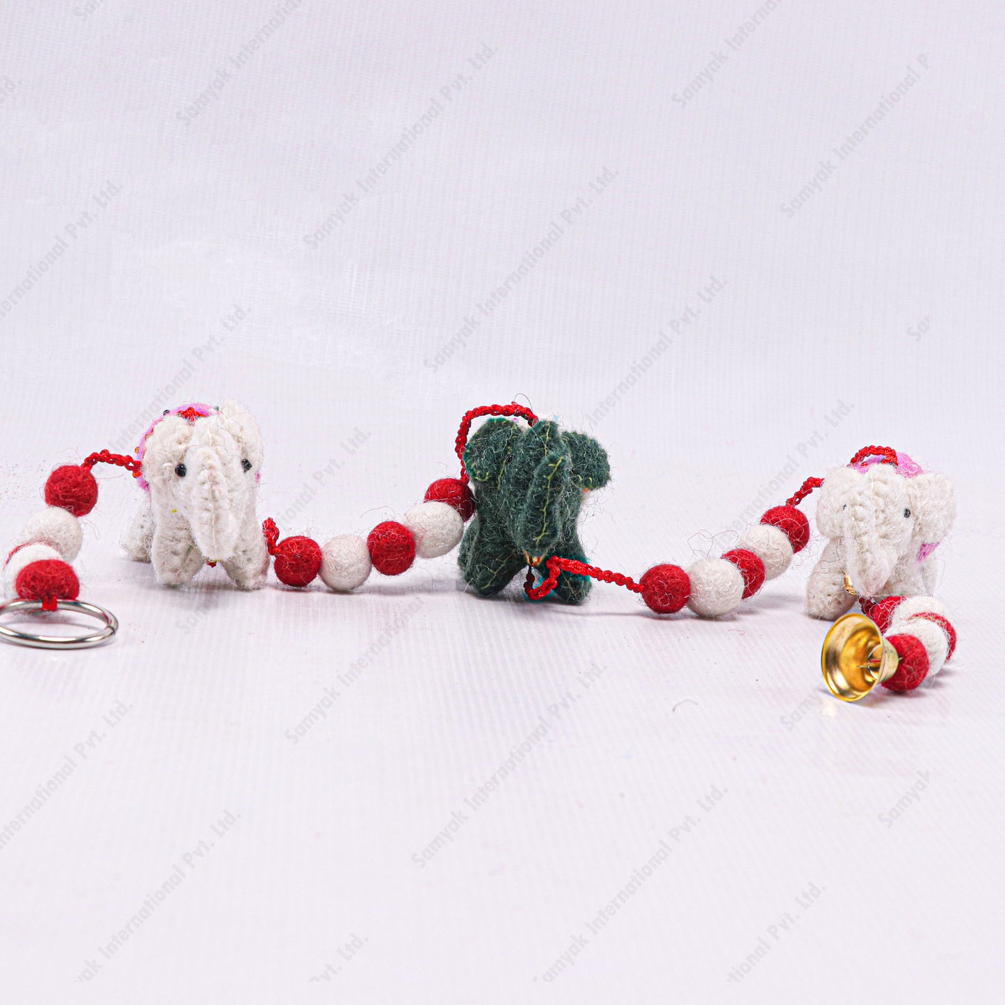 Felt Hanging Elephants