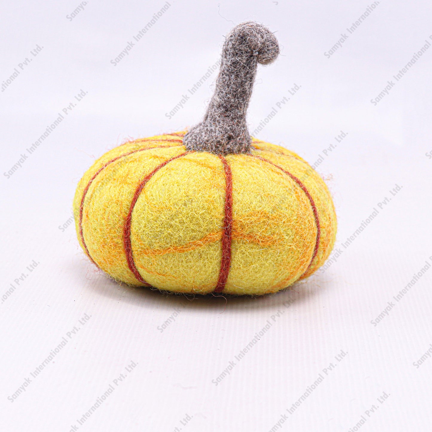 Whimsical Felt Pumpkin Decoration