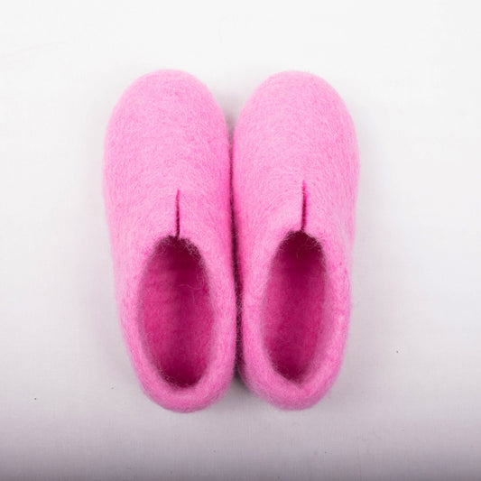 Pink Felt Shoe