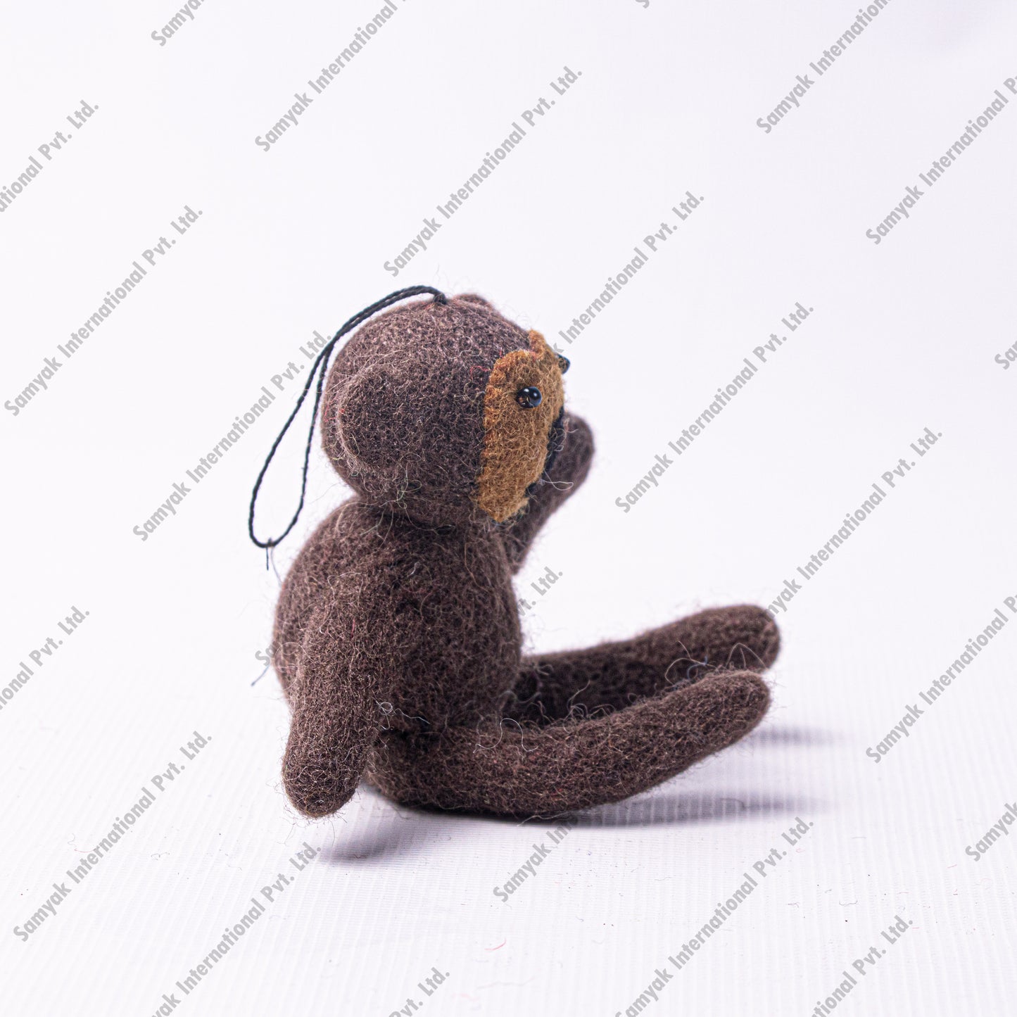 Hand Knitted Felt Monkey