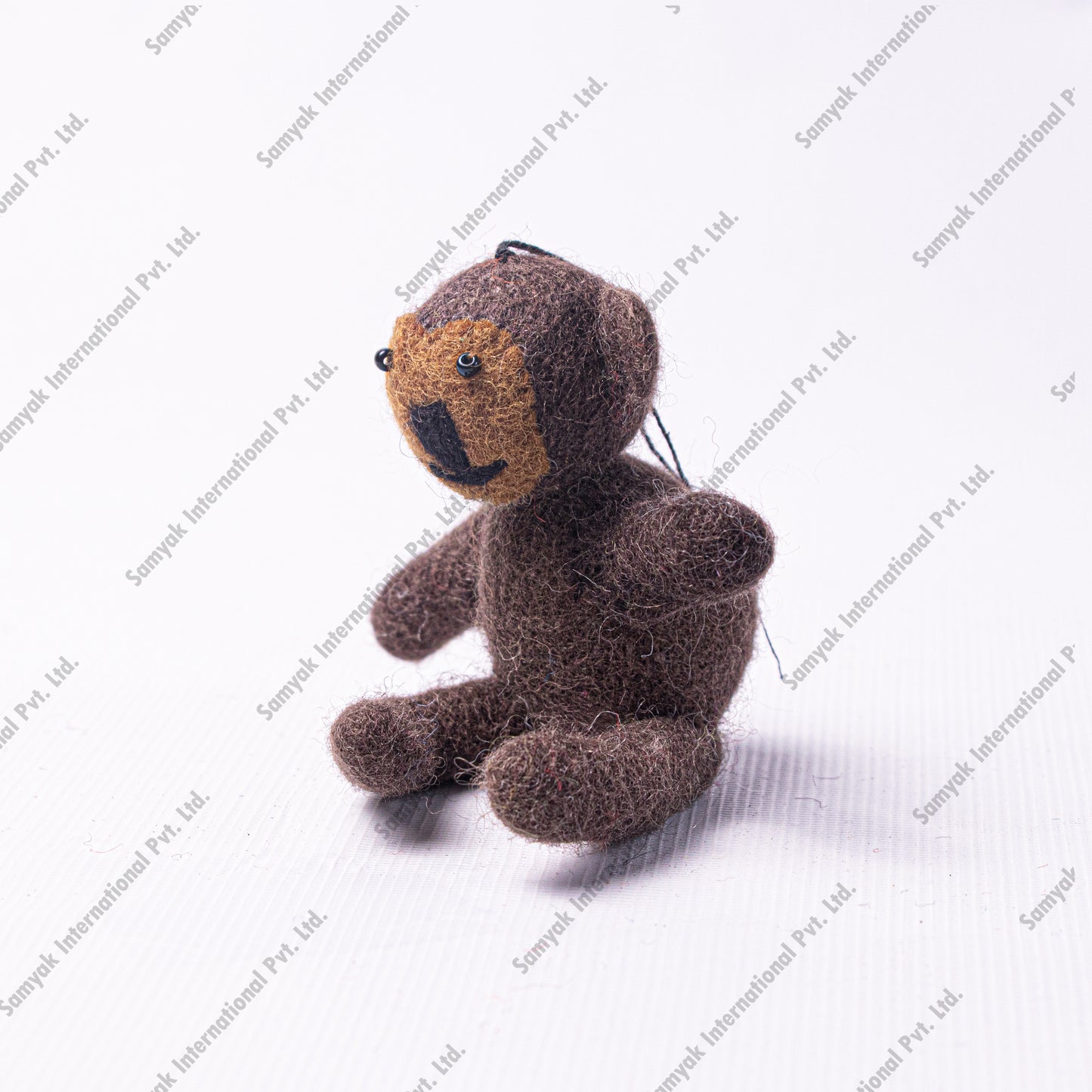 Hand Knitted Felt Monkey