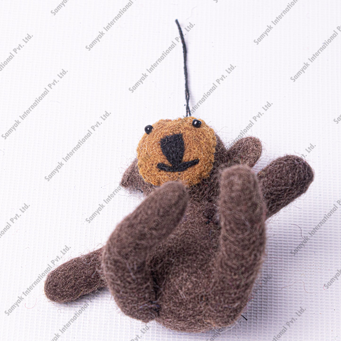 Hand Knitted Felt Monkey