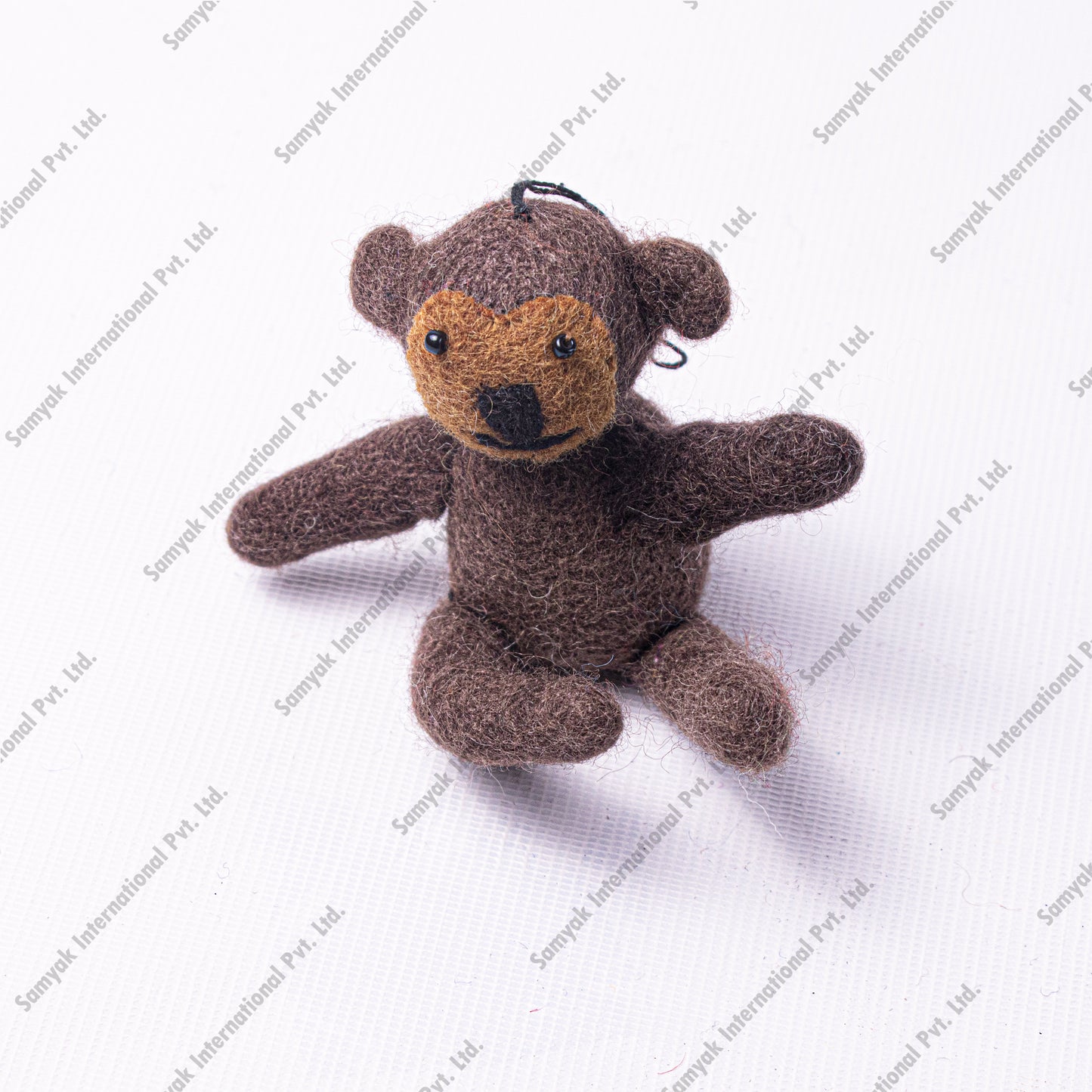 Hand Knitted Felt Monkey