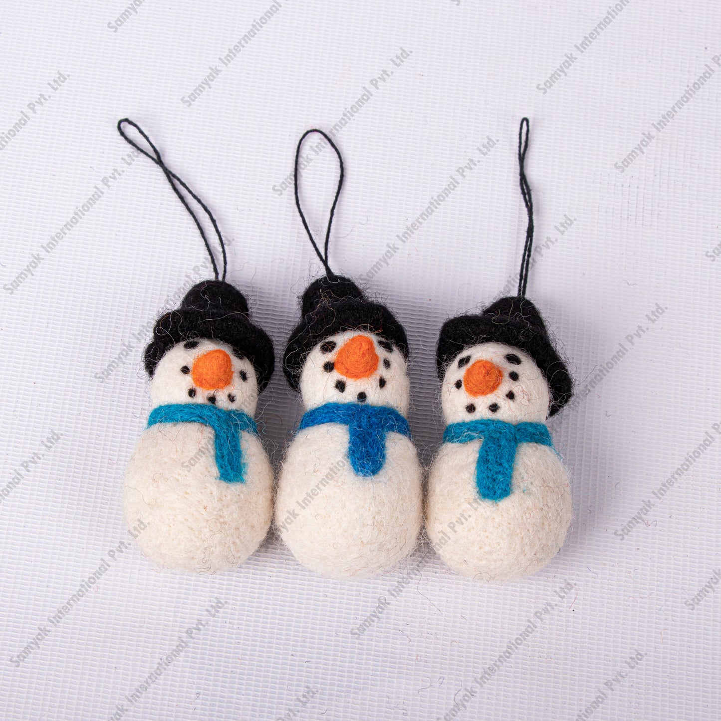 Felt Snowman Hanging Christmas Tree Decorations