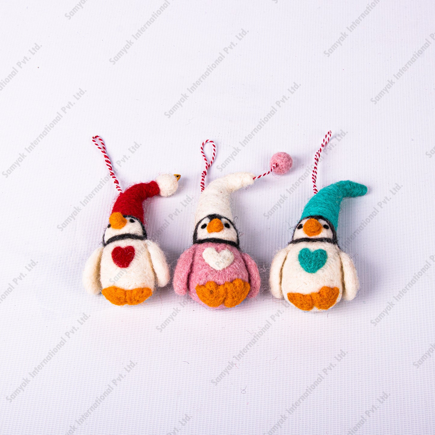 Felt Hanging Penguin Christmas Decoration