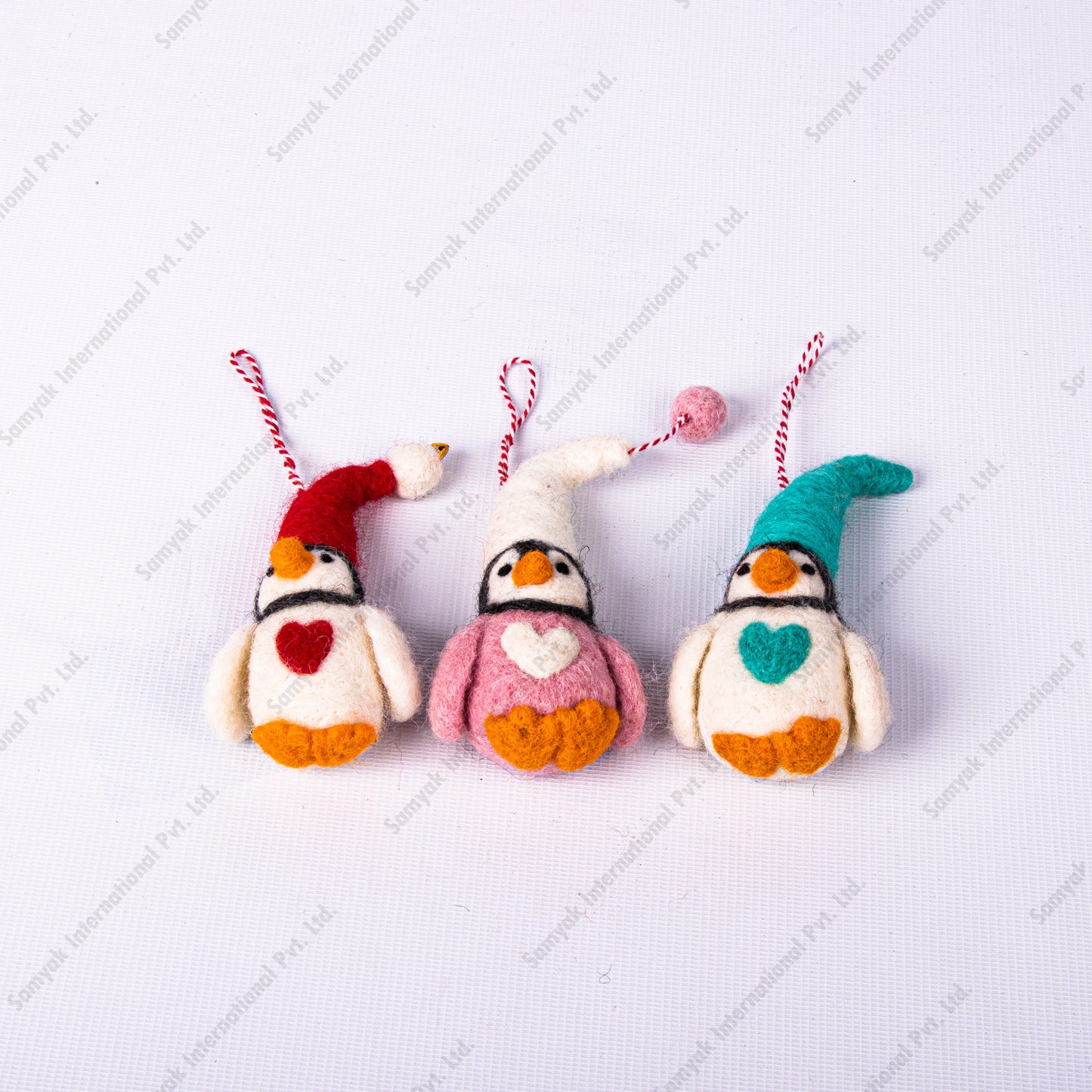 Felt Hanging Penguin Christmas Decoration