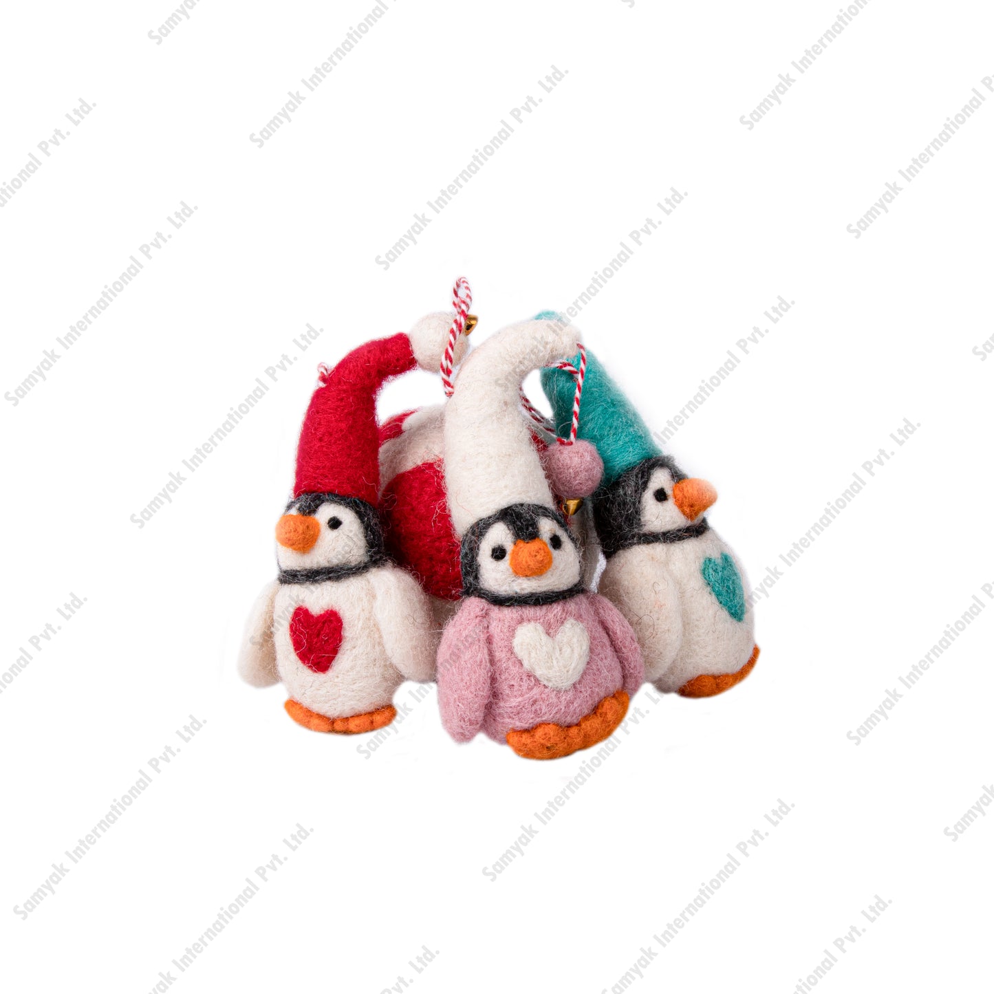 Felt Hanging Penguin Christmas Decoration
