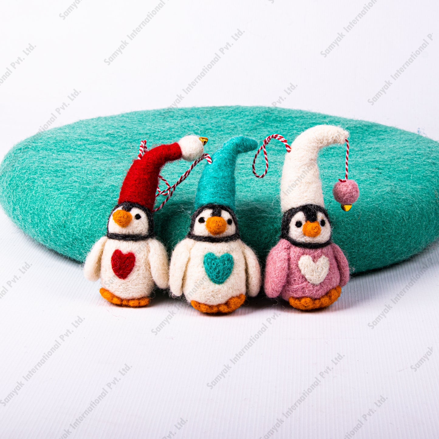Felt Hanging Penguin Christmas Decoration