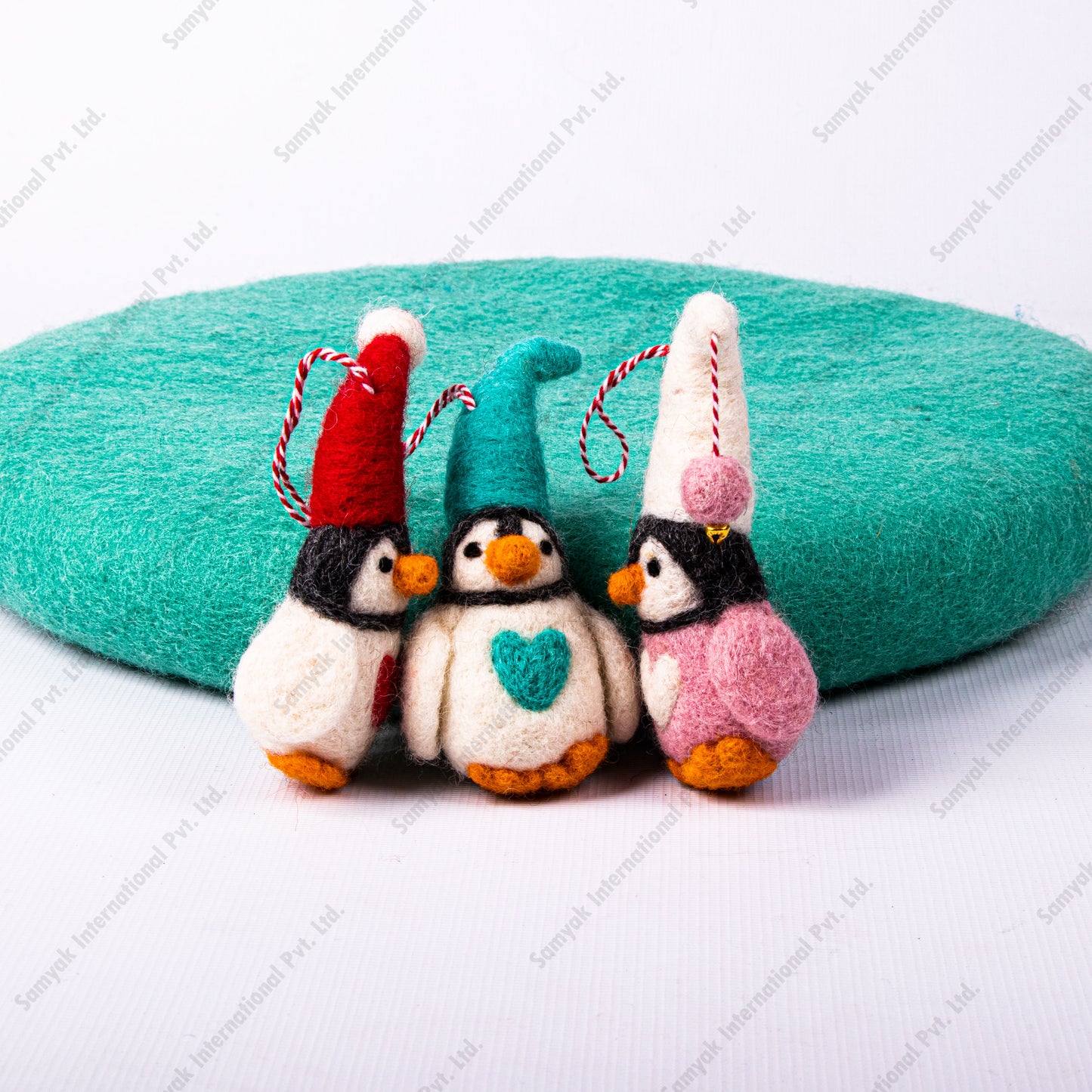 Felt Hanging Penguin Christmas Decoration