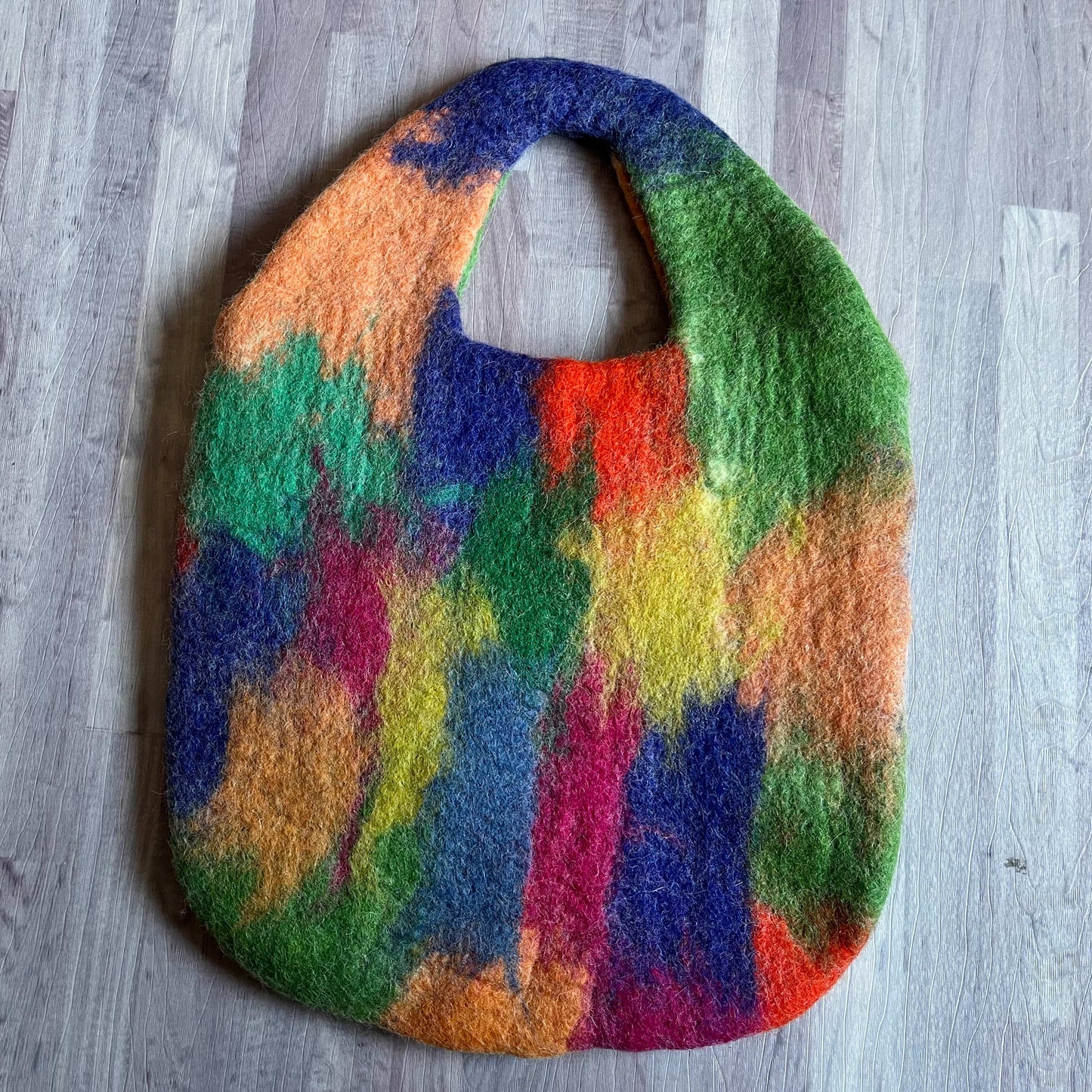 Colorful Felt hand Bag