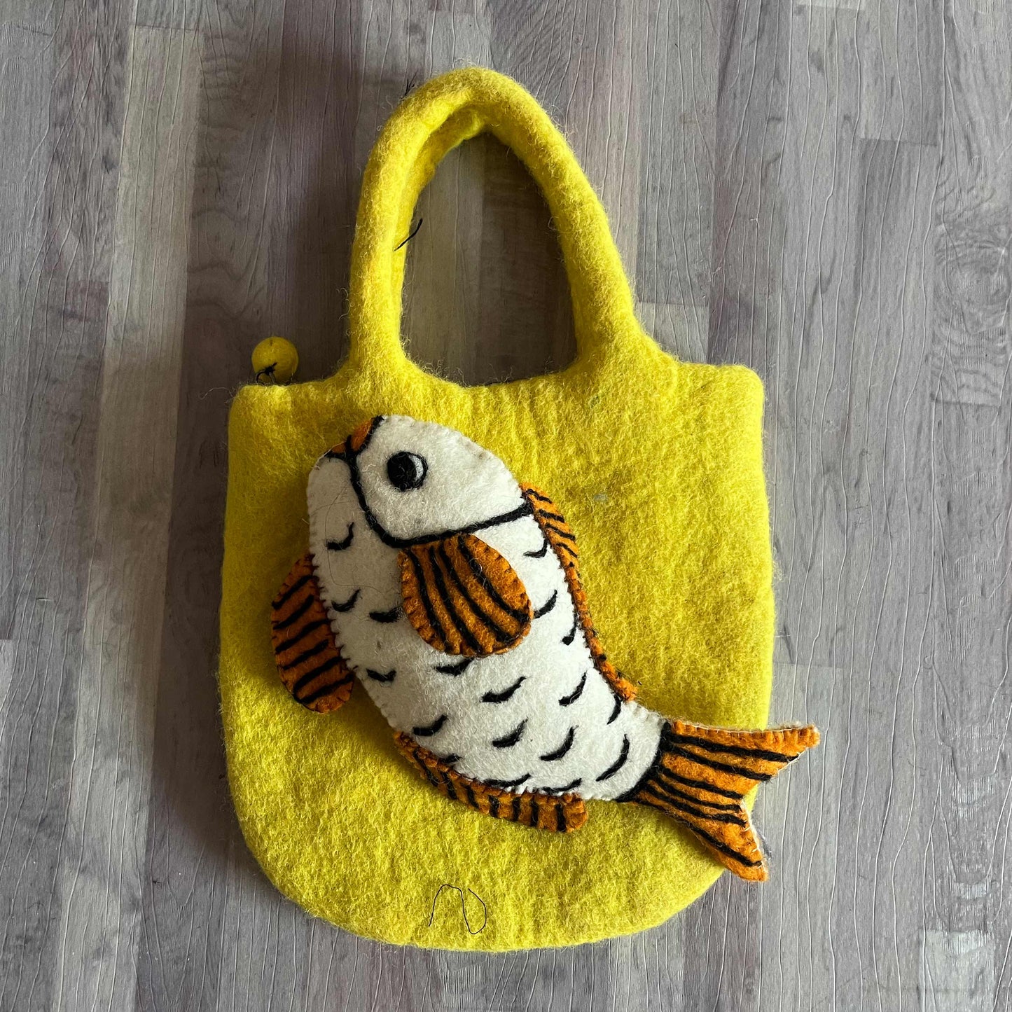 Fish Designed Felt Bag
