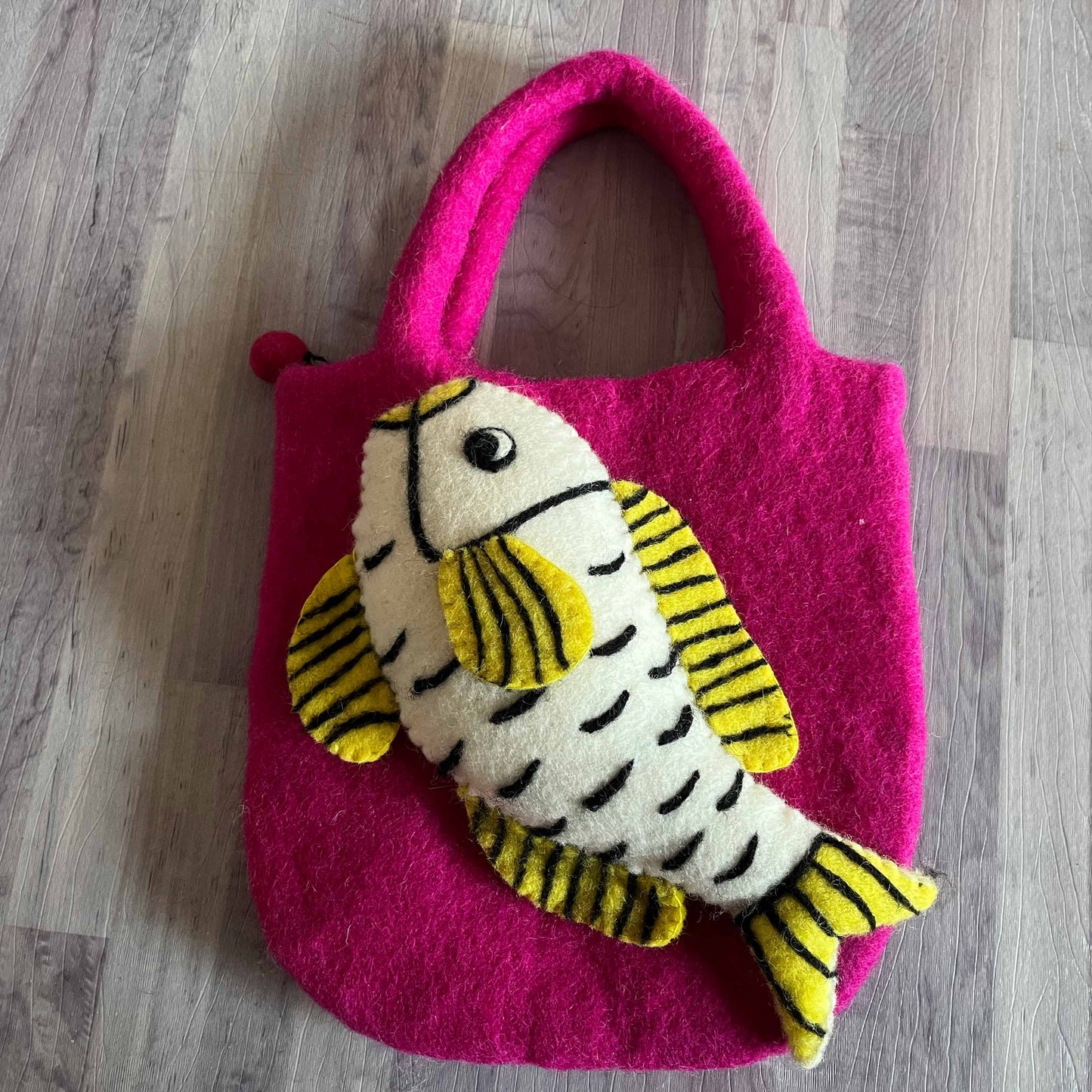 Fish Designed Felt Bag