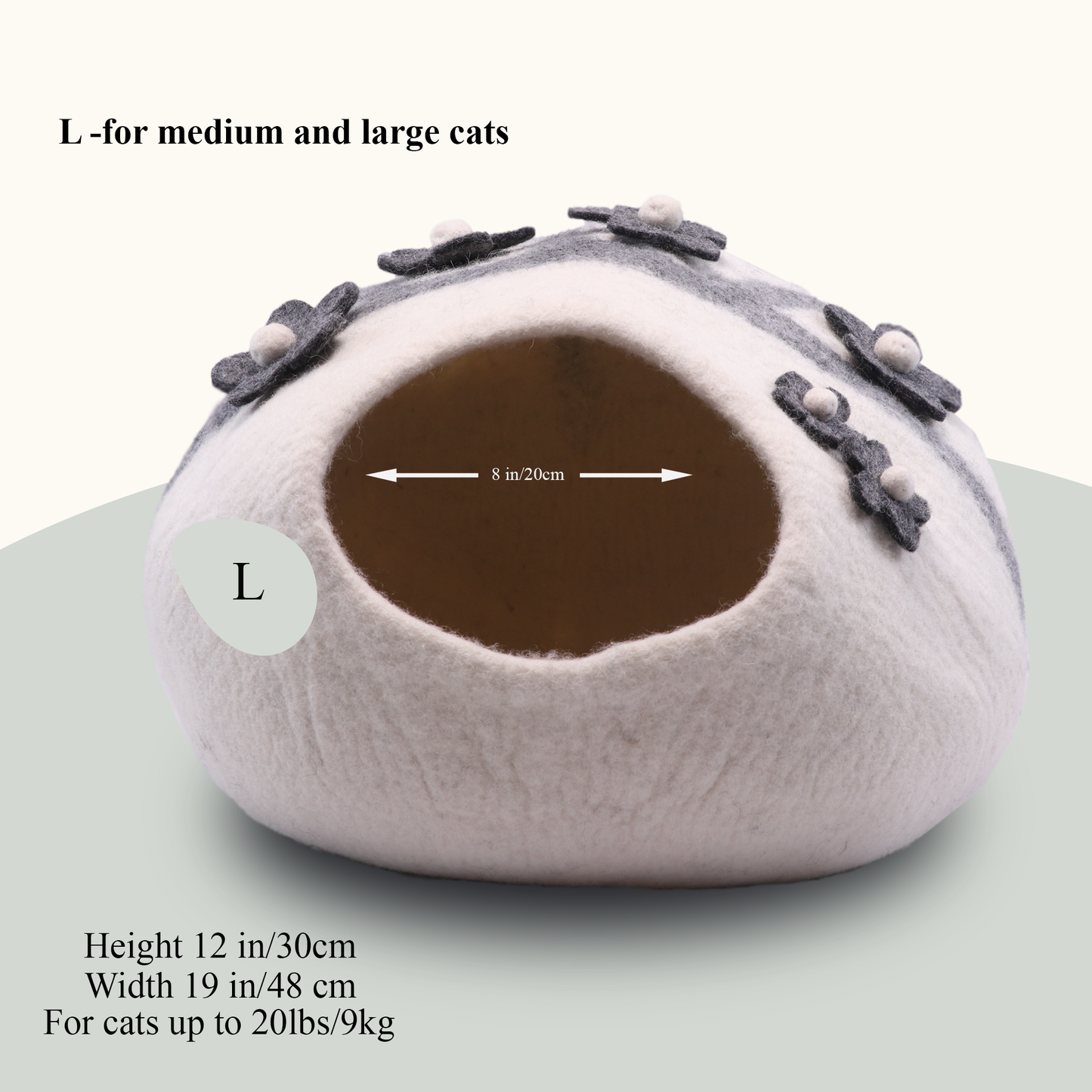 Flower White Cat Cave