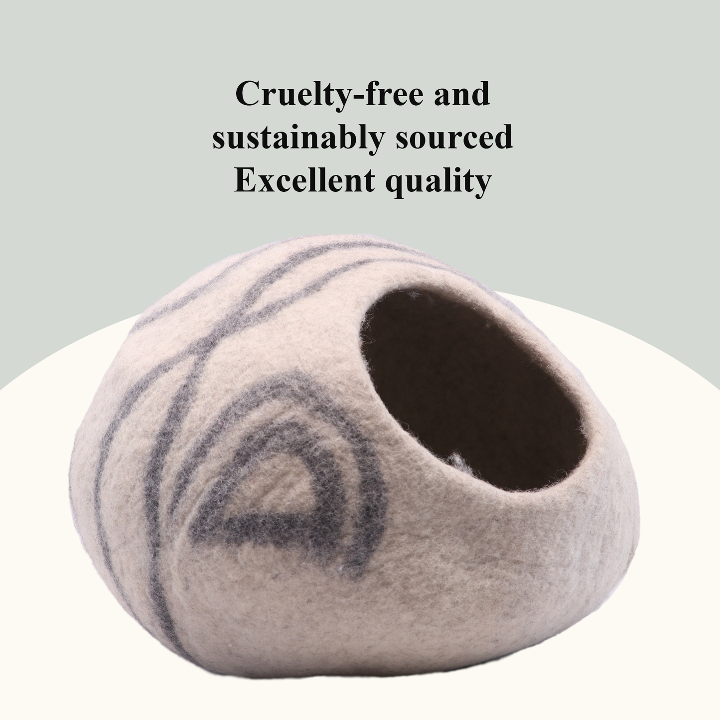 Grey Stipes Cat Cave