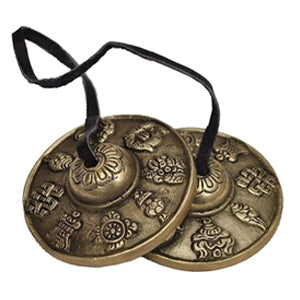 Tibetan Tingsha Asthamangal Design With Lucky Symbols