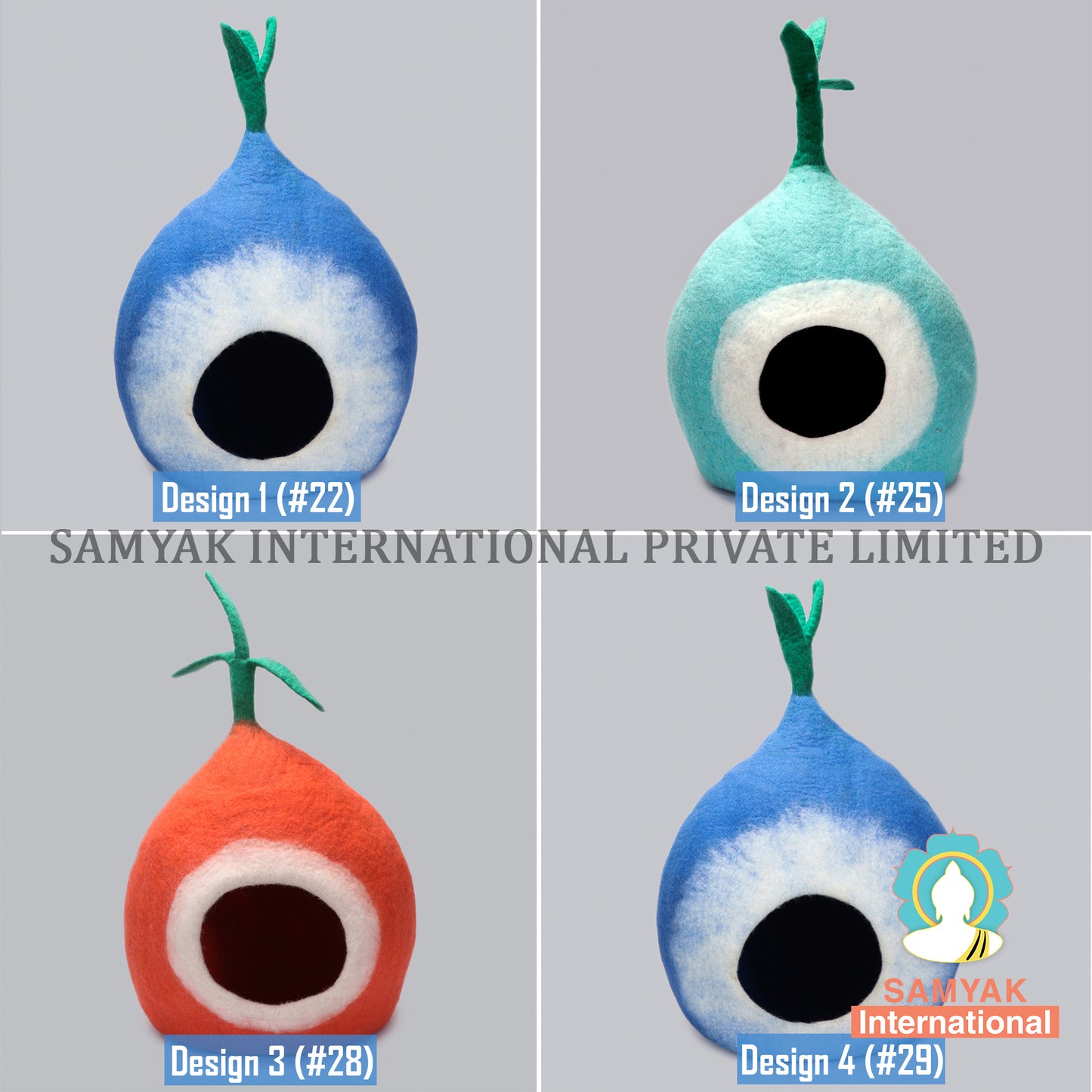 Spring Leaves Felt Cat Cave