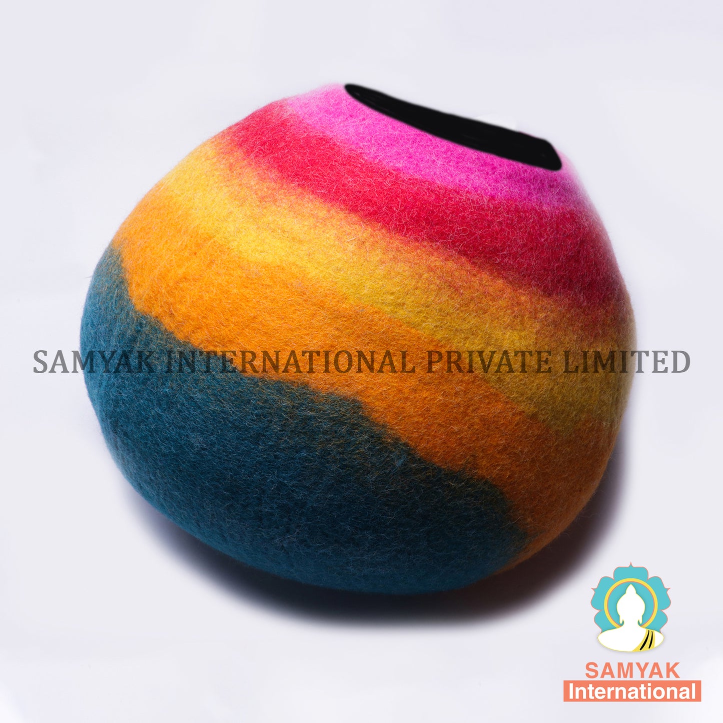 Rainbow Felt Cat Cave