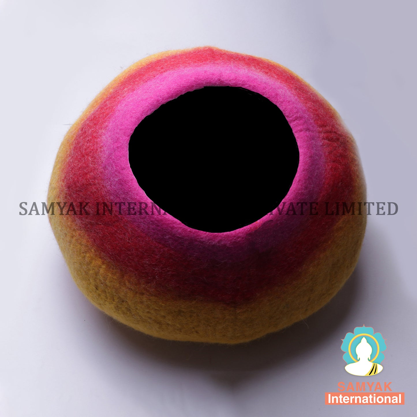 Rainbow Felt Cat Cave