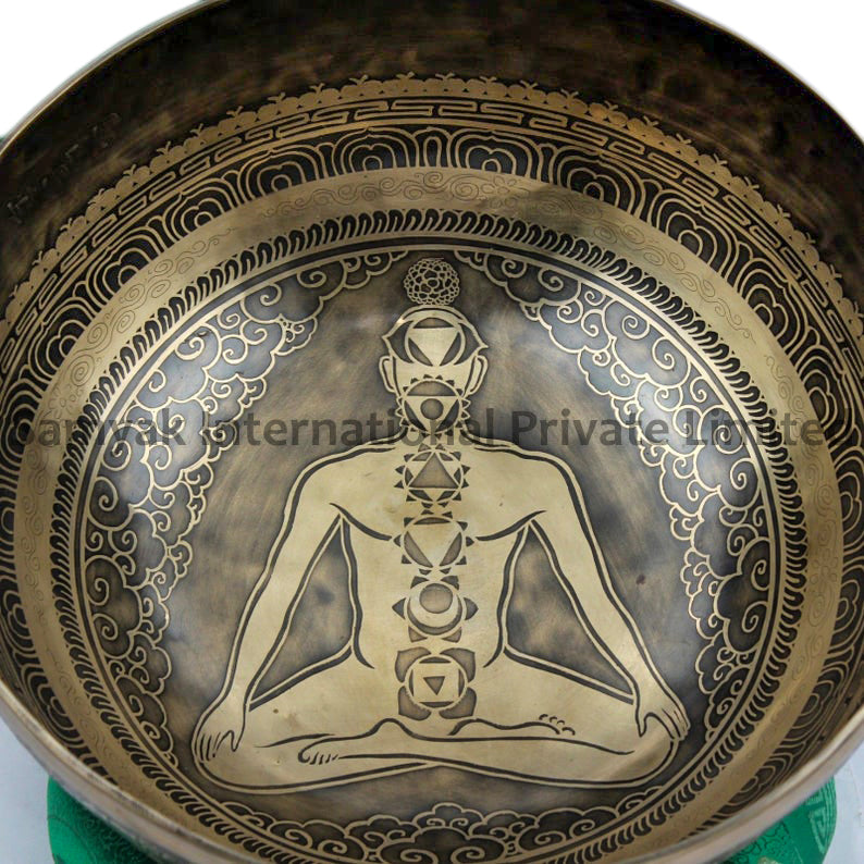 Seven Chakra 12 inch Singing Bowl