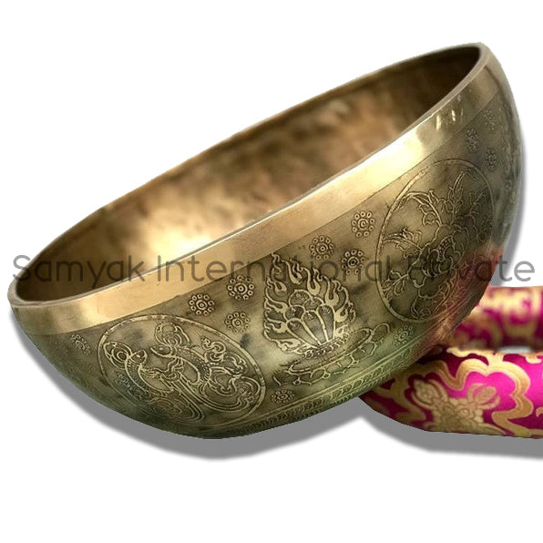 Tibetan Sound Therapy and Meditation Mantra Metal Singing Bowl