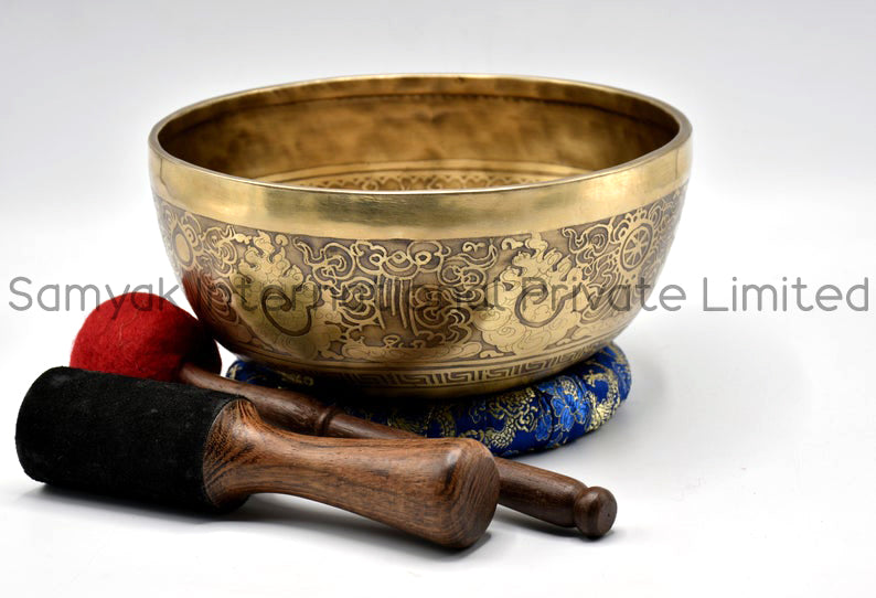 Perfect Spiritual Gift Tibetan Art Singing Bowl Handmade in Nepal