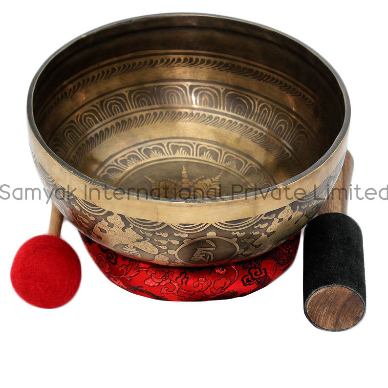 Handmade Singing bowls with Tibetan mantra| Sound Therapy| meditation and healing