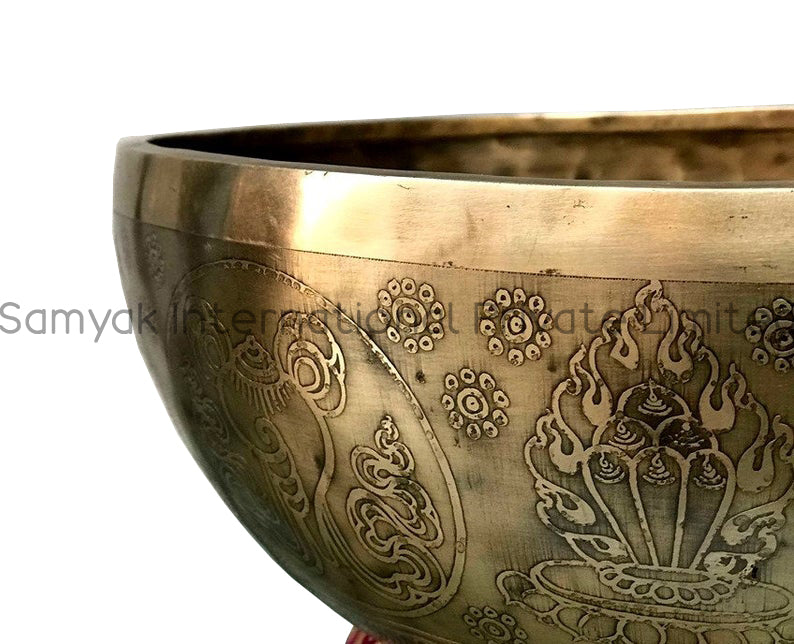 Tibetan Sound Therapy and Meditation Mantra Metal Singing Bowl