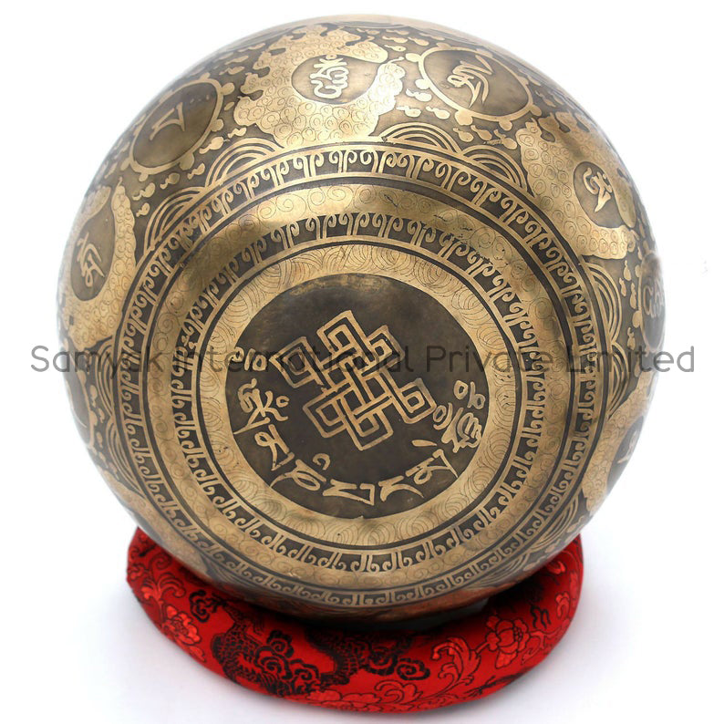 Handmade Singing bowls with Tibetan mantra| Sound Therapy| meditation and healing