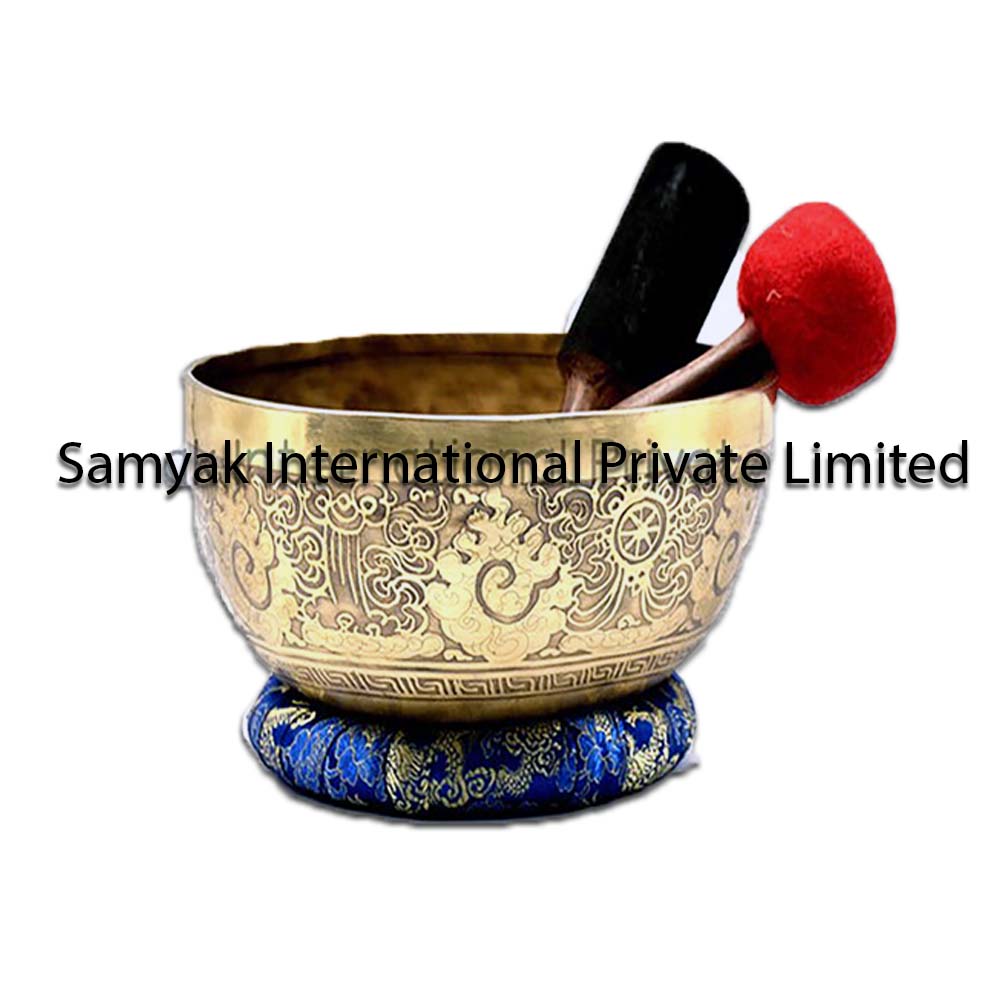Perfect Spiritual Gift Tibetan Art Singing Bowl Handmade in Nepal