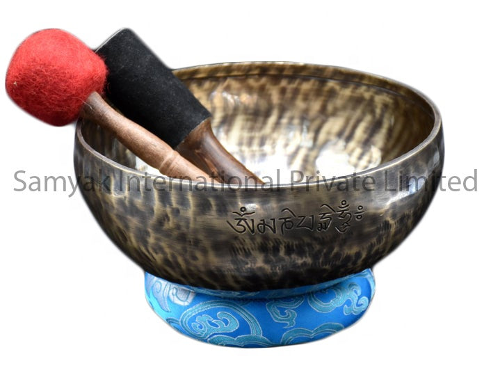 Handmade Moon TIbetan Singing Bowl for meditation| Sound Therapy