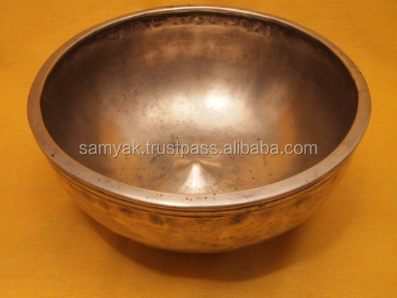 Handmade 7 Metal Antique Lingam Singing Bowl, Meditation Tibetan Singing Bowls